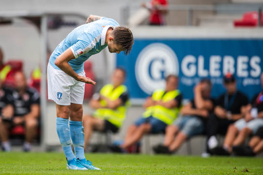 Malmö FFs Arnór Traustason jublar