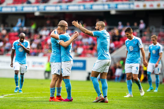 Malmö FFs Jo Inge Berget jublar