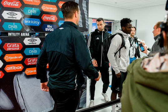 Ronny Deila, head coach of Vålerenga, Eirik Horneland,