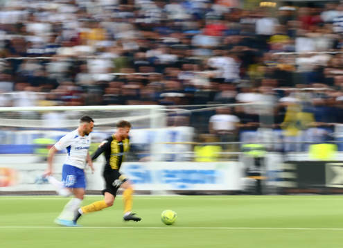 IFK Norrköpings Sead Haksabanovic och Hammarbys Dennis
