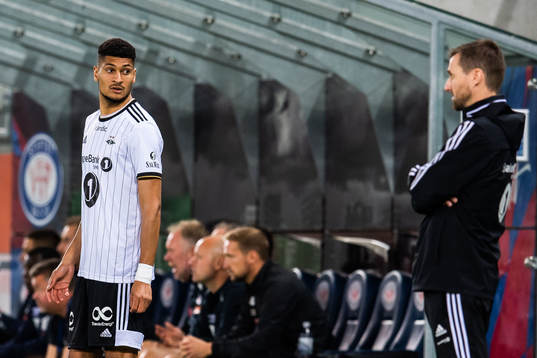 Bjørn Maars Johnsen and Eirik Horneland, head coach of