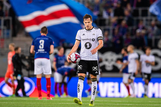 Anders Konradsen of Rosenborg looks dejected