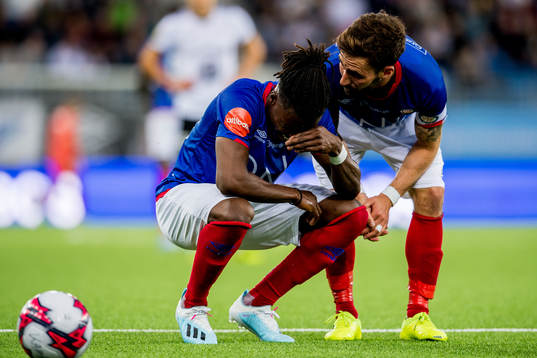Sam Adekugbe and Magnus Lekven of Vålerenga