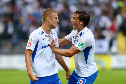 IFK Norrköpings Filip Dagerstål och Rasmus Lauritsen