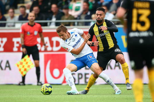 IFK Norrköpings Simon Thern och Hammarbys Imad Khalili