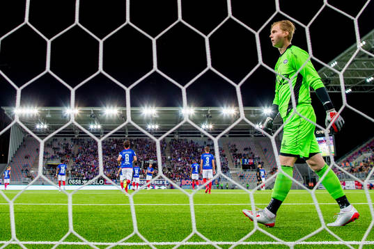 Goalkeeper Kristoffer Sundquist Klaesson of Vålerenga
