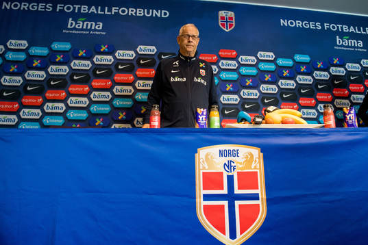 Lars Lagerbäck, head coach of Norway