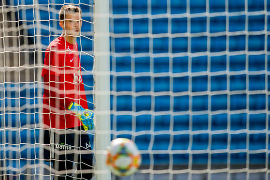 Goalkeeper Rune Almenning Jarstein of Norway