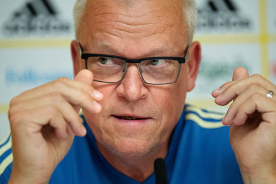 Janne Andersson, head coach of the Swedish national