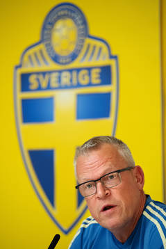 Janne Andersson, head coach of the Swedish national