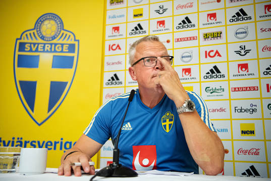 Janne Andersson, head coach of the Swedish national