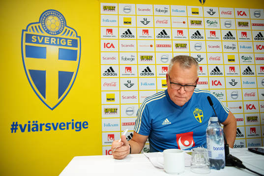 Janne Andersson, head coach of the Swedish national