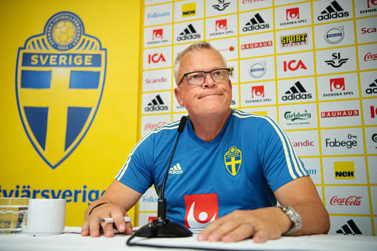 Janne Andersson, head coach of the Swedish national