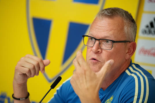 Janne Andersson, head coach of the Swedish national