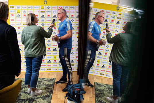 Janne Andersson, head coach of the Swedish national