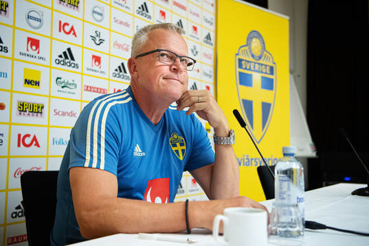 Janne Andersson, head coach of the Swedish national