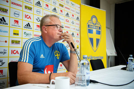 Janne Andersson, head coach of the Swedish national