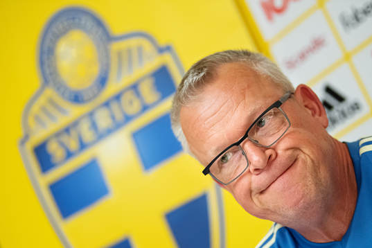 Janne Andersson, head coach of the Swedish national