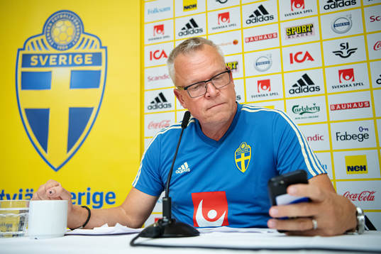 Janne Andersson, head coach of the Swedish national