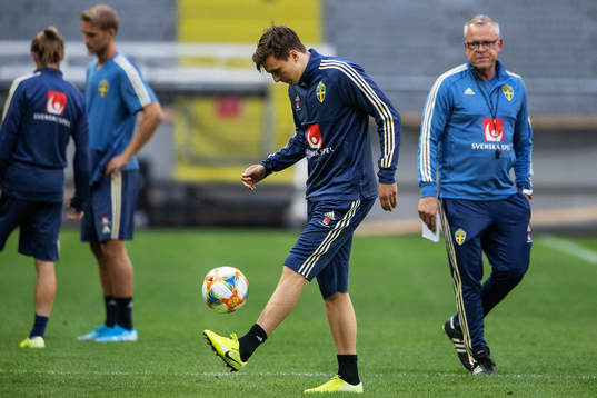 Victor Nilsson Lindelöf of the Swedish national football