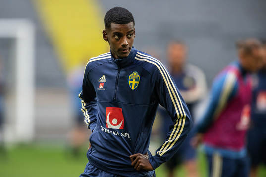 Alexander Isak of the Swedish national football team