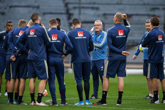 Janne Andersson, head coach of the Swedish national