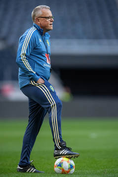Janne Andersson, head coach of the Swedish national