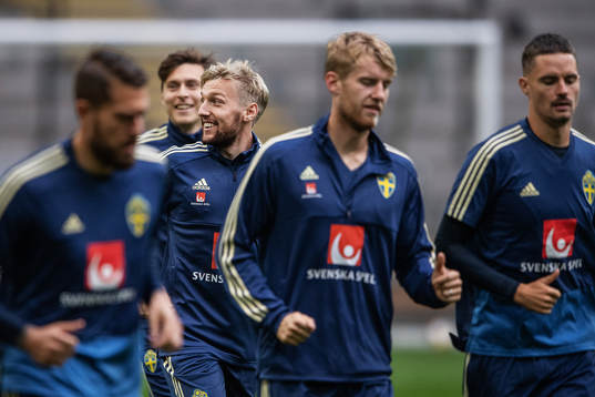 Emil Forsberg of the Swedish national football team