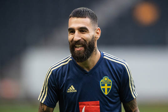 Jimmy Durmaz of the Swedish national football team