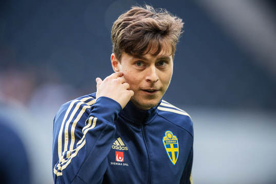 Victor Nilsson Lindelöf of the Swedish national football