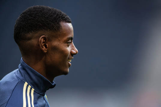 Alexander Isak of the Swedish national football team