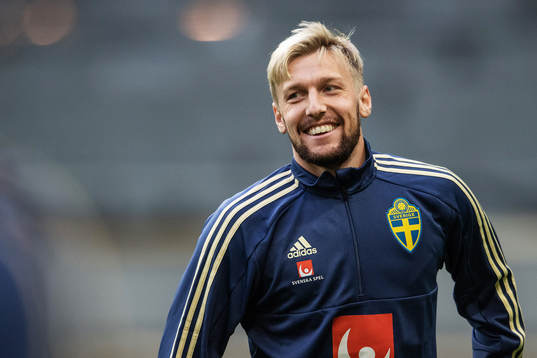 Emil Forsberg of the Swedish national football team