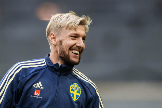 Emil Forsberg of the Swedish national football team