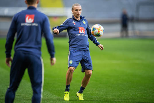 Niklas Hult of the Swedish national football team