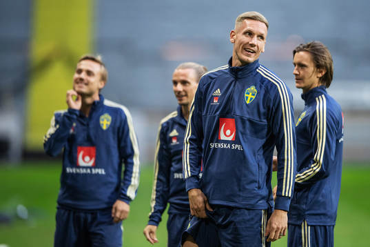 Goalkeeper Robin Olsen of the Swedish national football team