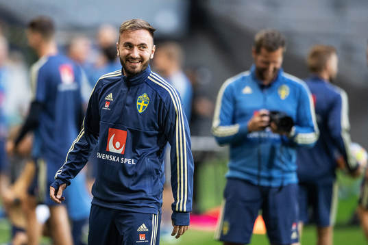 Muamer Tankovic of the Swedish national football team