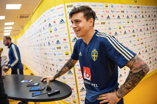 Victor Nilsson Lindelöf of the Swedish national football