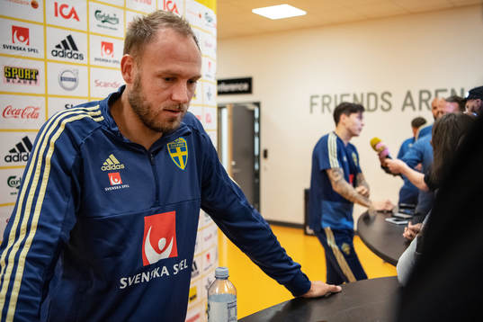 Andreas Granqvist and Victor Nilsson Lindelöf of the