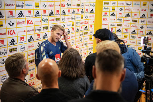 Sebastian Andersson of the Swedish national football team