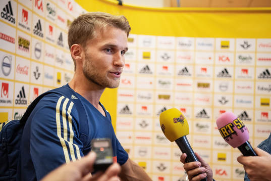 Sebastian Andersson of the Swedish national football team