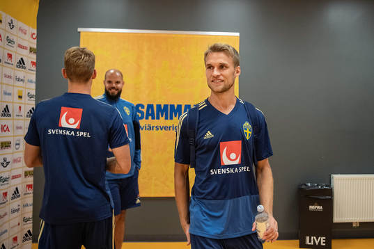 Sebastian Andersson of the Swedish national football team