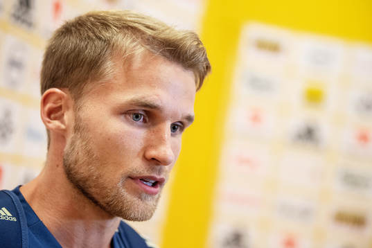 Sebastian Andersson of the Swedish national football team