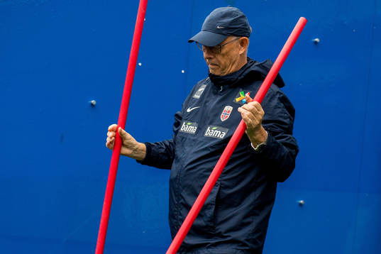 Lars Lagerbäck, head coach of Norway