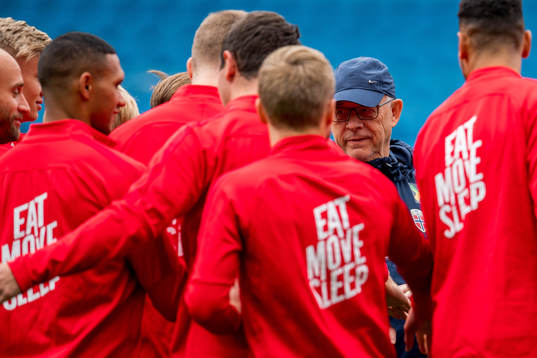 Lars Lagerbäck, head coach of Norway