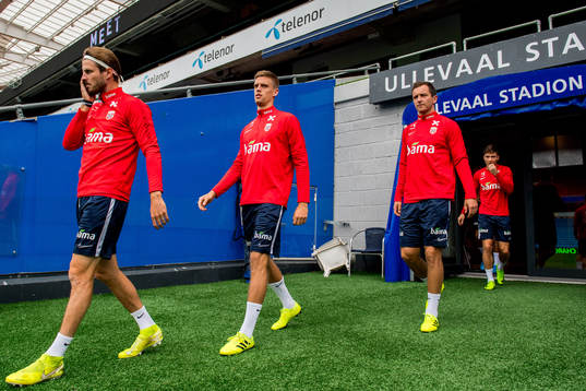 Håvard Nordtveit, Markus Henriksen and Even Hovland of