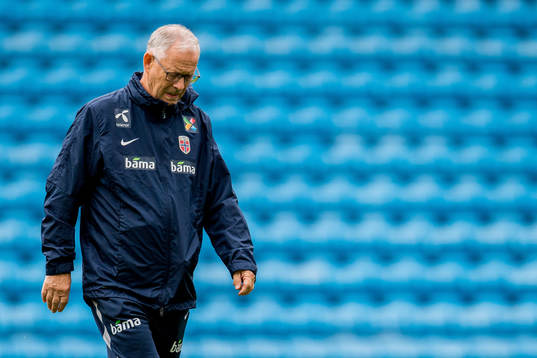 Lars Lagerbäck, head coach of Norway