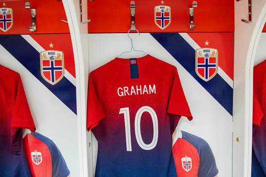 The shirt of Caroline Graham Hansen of Norway in the