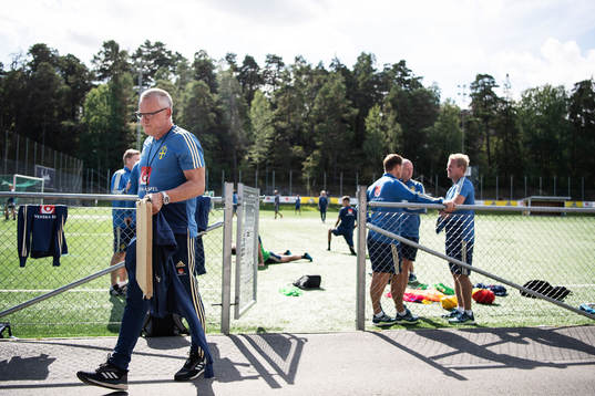 Janne Andersson, head coach of the Swedish national