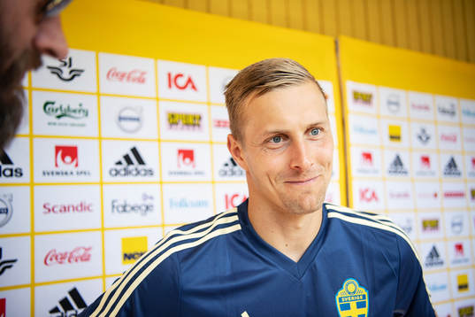 Goalkeeper Karl-Johan Johnsson of the Swedish national