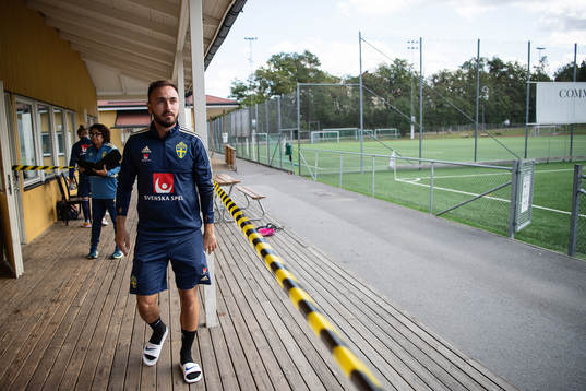 Muamer Tankovic of the Swedish national football team